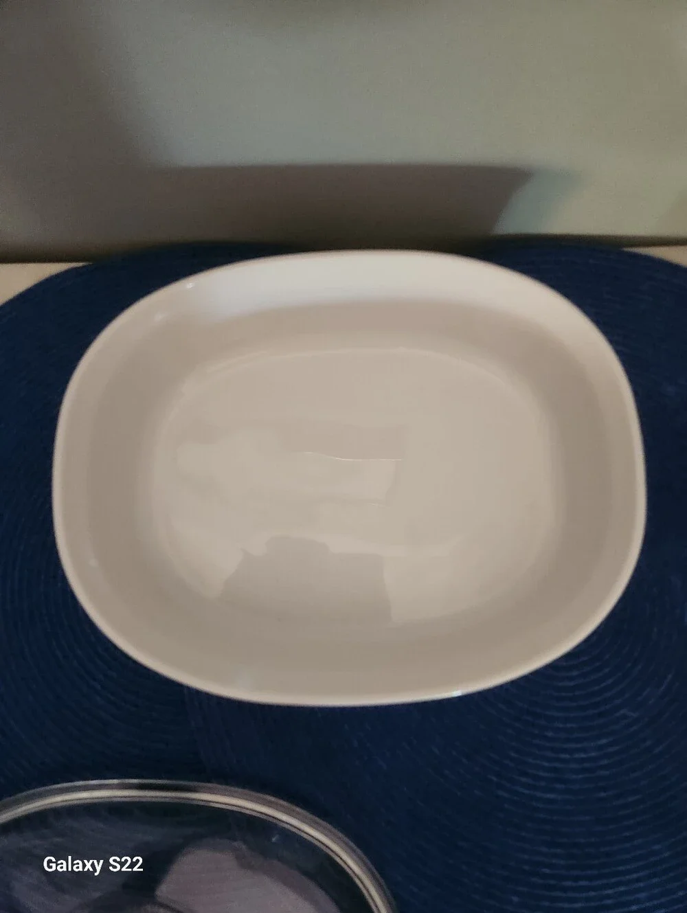Corningware French White Pyroceram  Dish F 12 B & Lid F 12 C